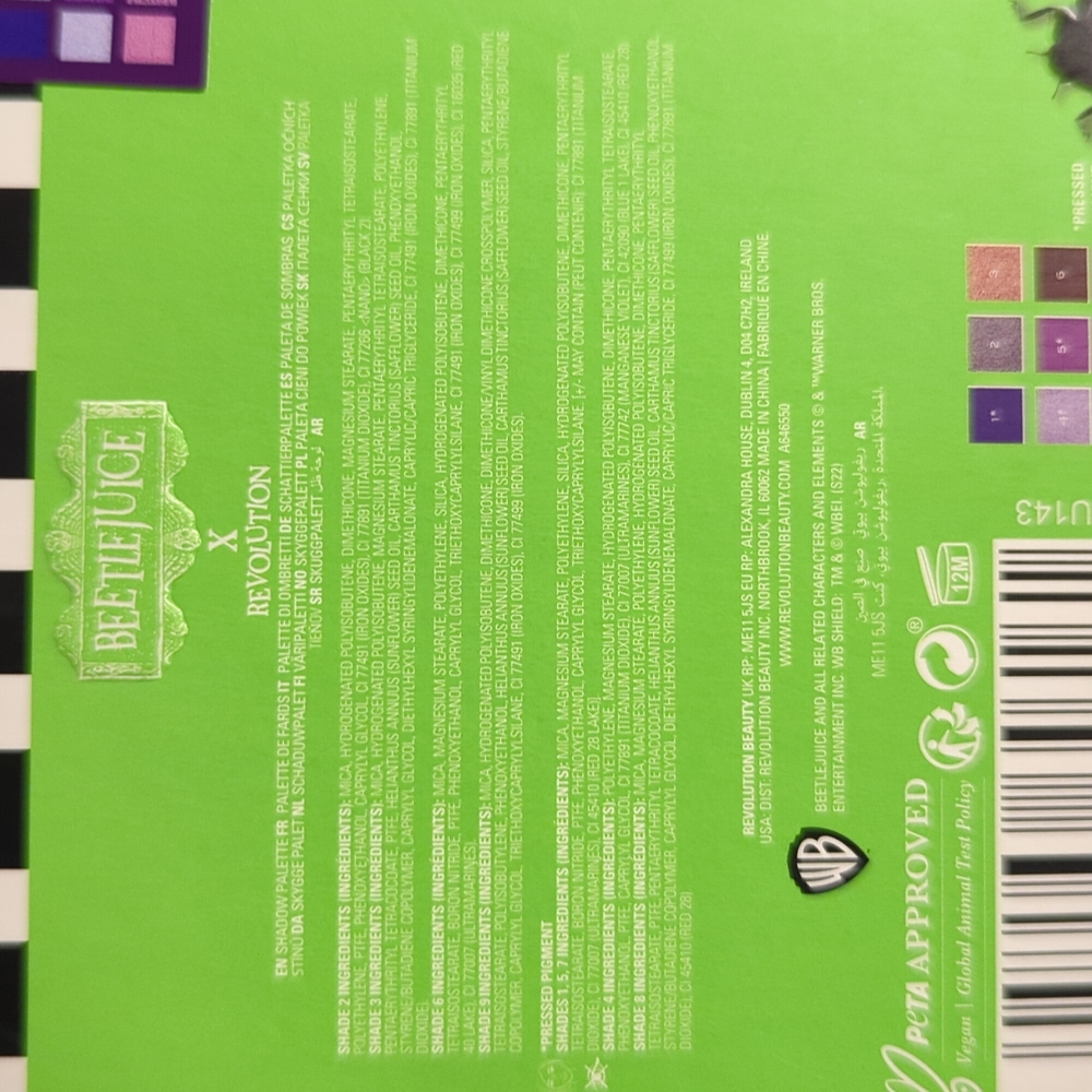 Revolution Beetlejuice eye shadow palette - Picture 4 of 8